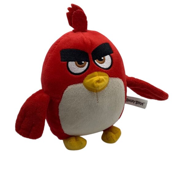 Angry Birds Red Bird Plush Toy 8" - Rovio Entertainment Official Licensed Stuffe - Picture 1 of 6